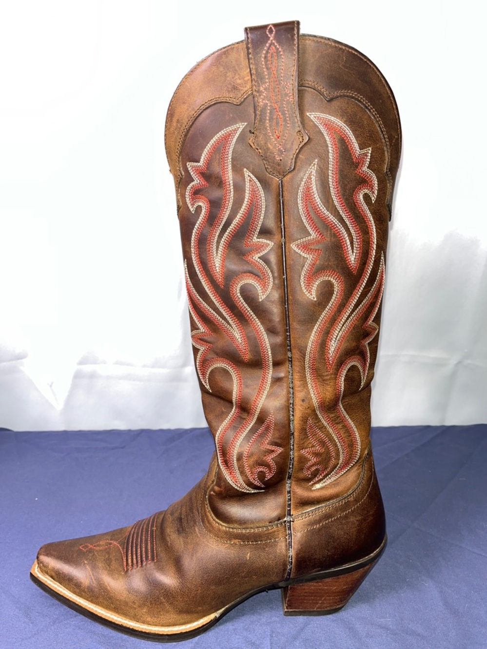 Ariat Heritage Women’s Brown Leather Western Boots - Picture 10 of 15
